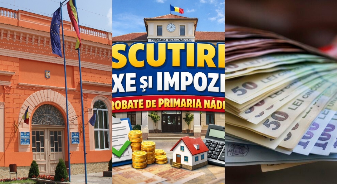Poza pentru articolul Nădlac, vedetă pe subiectul taxelor locale. Primăria a decis să acorde, în 2026, reduceri de impozite pentru fermieri și pentru terenurile afectate de calamități