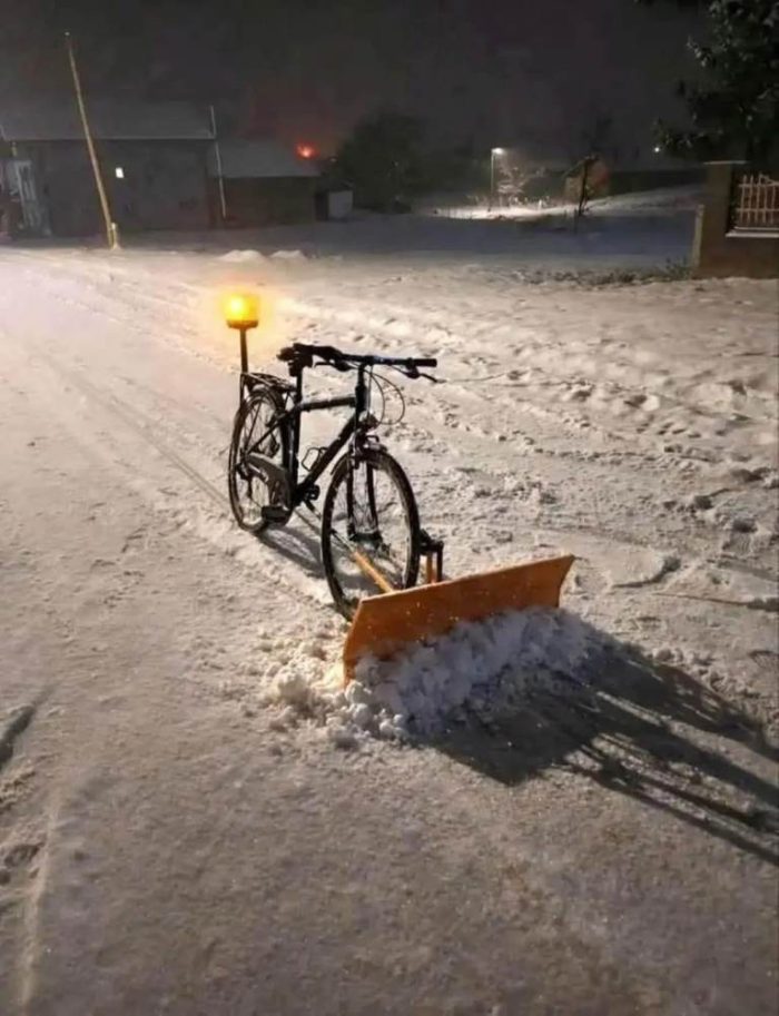 zapada bicicleta
