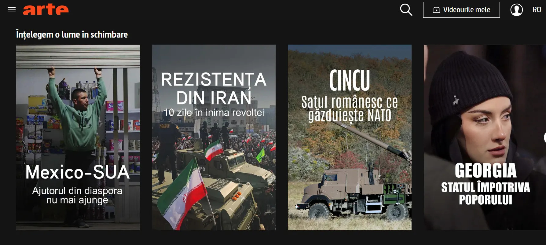 ARTE streaming documentare