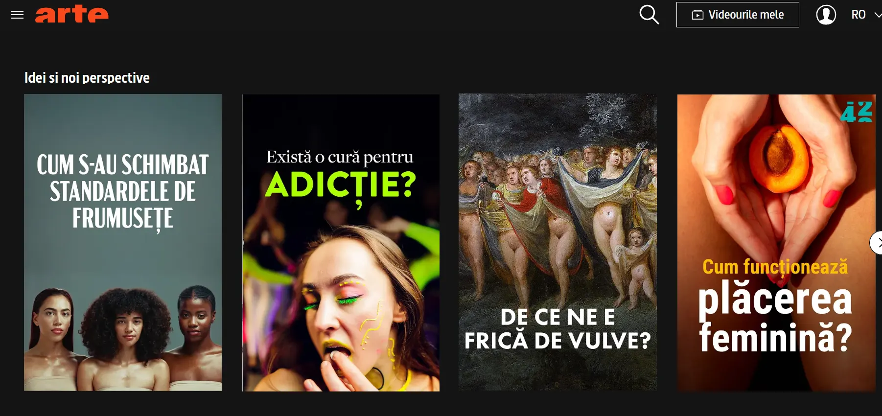 ARTE streaming sexualitate lifestyle