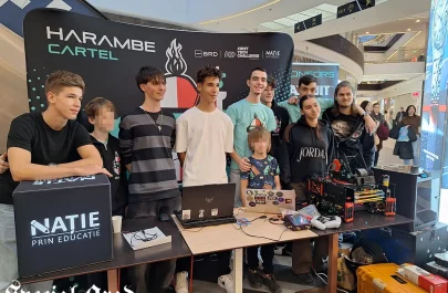 Harambe Cartel - echipă de robotică - Tech 4 All Atrium Mall Arad