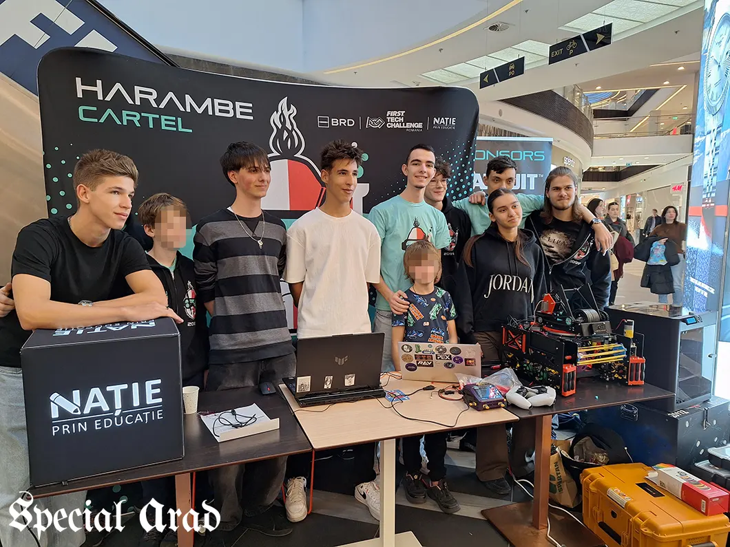 Harambe Cartel - echipă de robotică - Tech 4 All Atrium Mall Arad