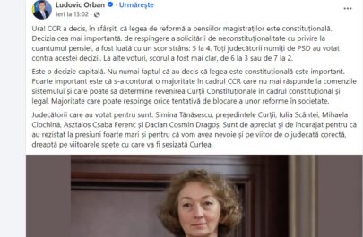 L Orban pensiile