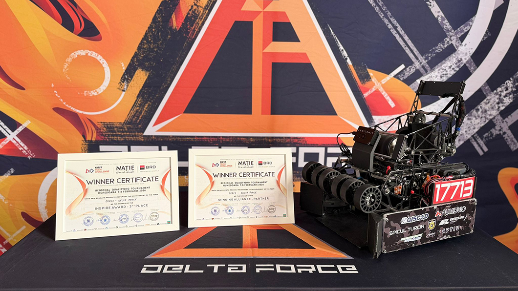 Poza pentru articolul Trei echipe arădene de robotică, calificate la etapa națională FIRST Tech Challenge 2026