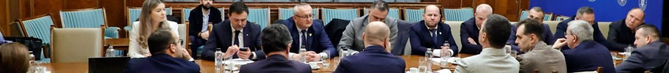 Iustin CIONCA și finul Noghiu la sediul Guvernului