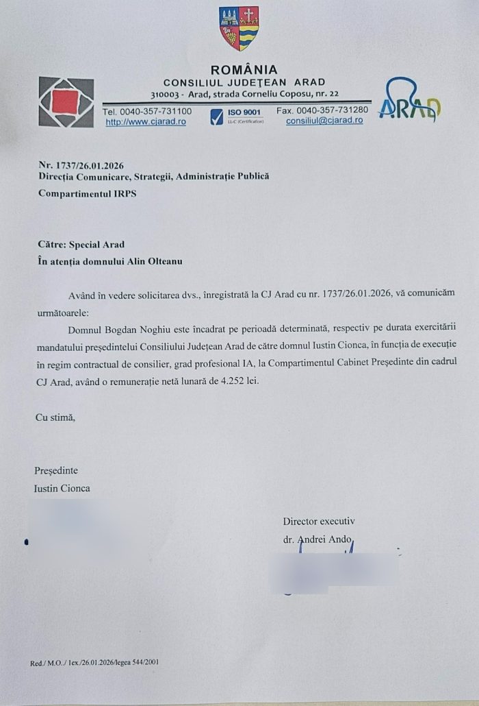 angajat si salariu Bogdan Noghiu
