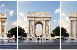 donald trump arc de triumf