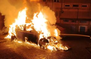 masina foc parcare