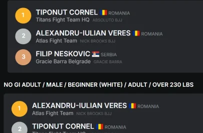 Alexandru-Iulian Vereș - Jiu-jitsu brazilian - Grappling Industries