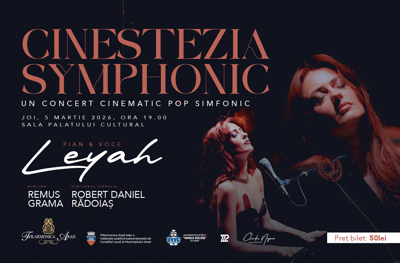 De la simfonic cinematografic la romantism nordic martie intens la Filarmonica Arad
