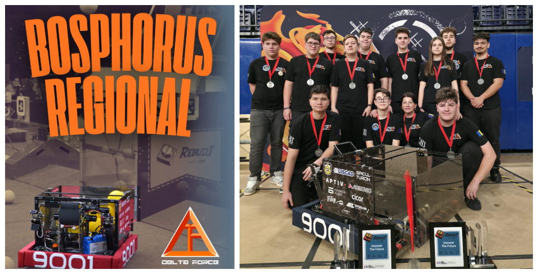 Echipa de robotică Delta Force din Arad, finalistă la competiția regională din Istanbul