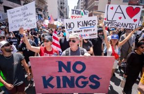 NO KINGS contra lui Trump