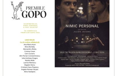 Nimic Personal - scurtmetraj realizat la Arad, cu patru actori arădeni, în cursă Gopo 2026 (2)