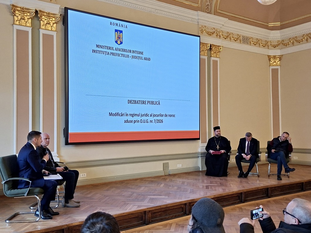 Poza pentru articolul Jocurile de noroc din Arad, între protecția sănătății publice și teama de piața neagră. Concluziile dezbaterii publice