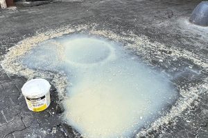 canal înfundat grăsime în curte mc