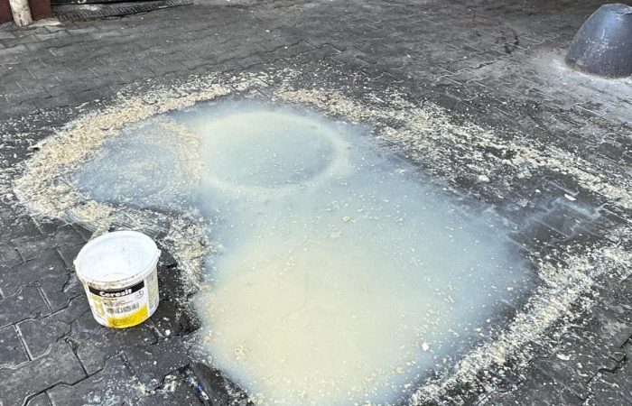 VIDEO: „Explozie” de grăsime în curtea McDonald's din centrul Aradului