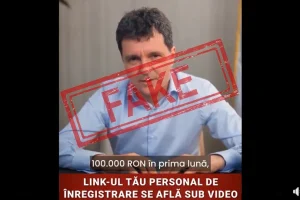 escrocherie deepfake Nicușor Dan Facebook New Freedom