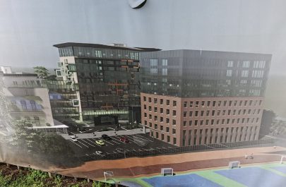 simulare două clădiri gemene Hotel Parc Arsat
