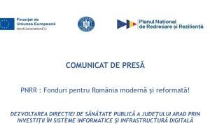 DEZVOLTAREA DIRECTIEI DE SANATATE PUBLICA A JUDETULUI ARAD PRIN INVESTITII IN SISTEME INFORMATICE SI INFRASTRUCTURA DIGITALA