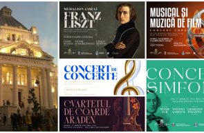 Filarmonica Arad aprilie medalion coral Franz Liszt muzica de film