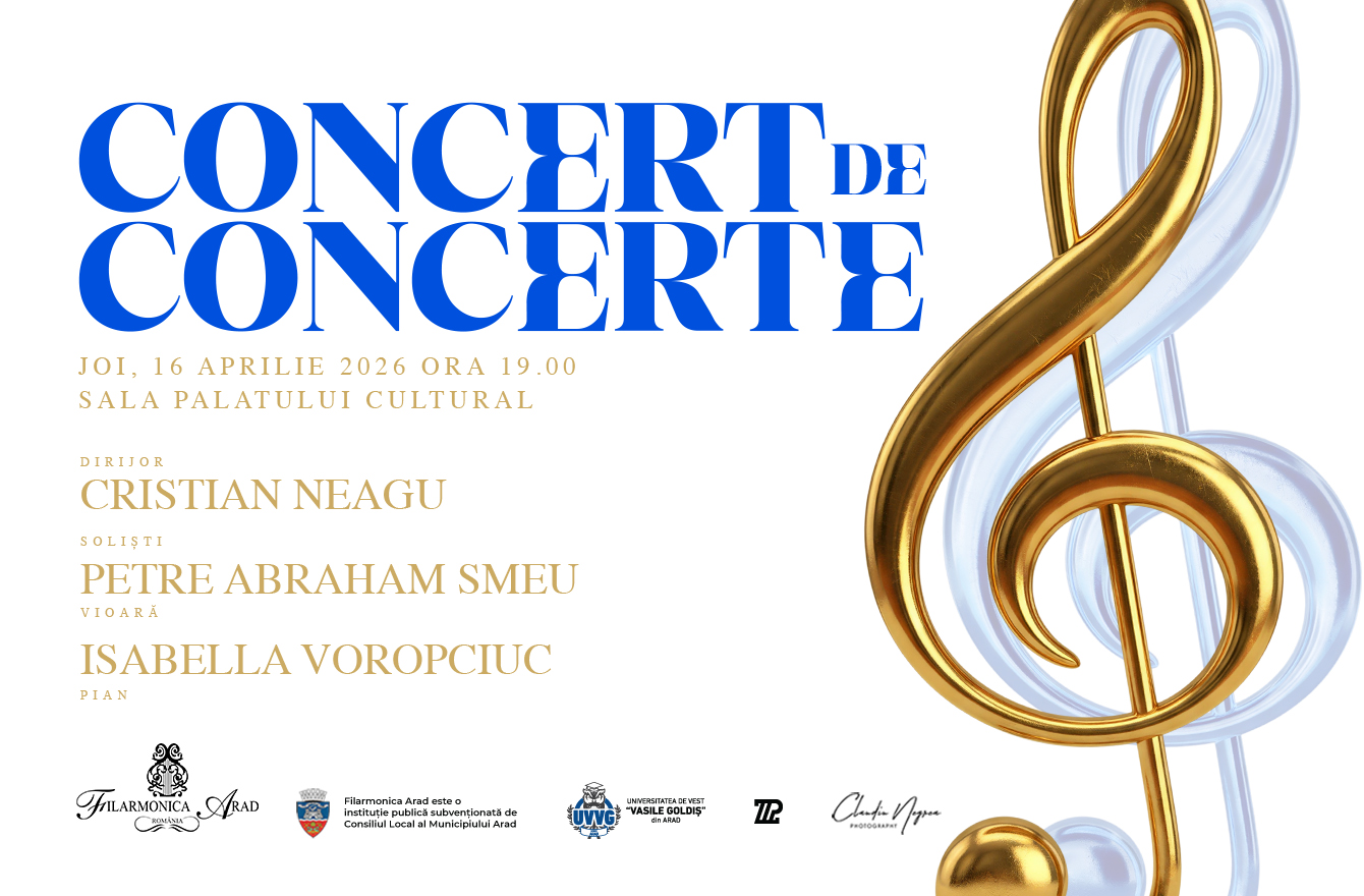 Filarmonica Arad propune un program divers în luna aprilie, de la medalion coral Franz Liszt la muzică de film (2)