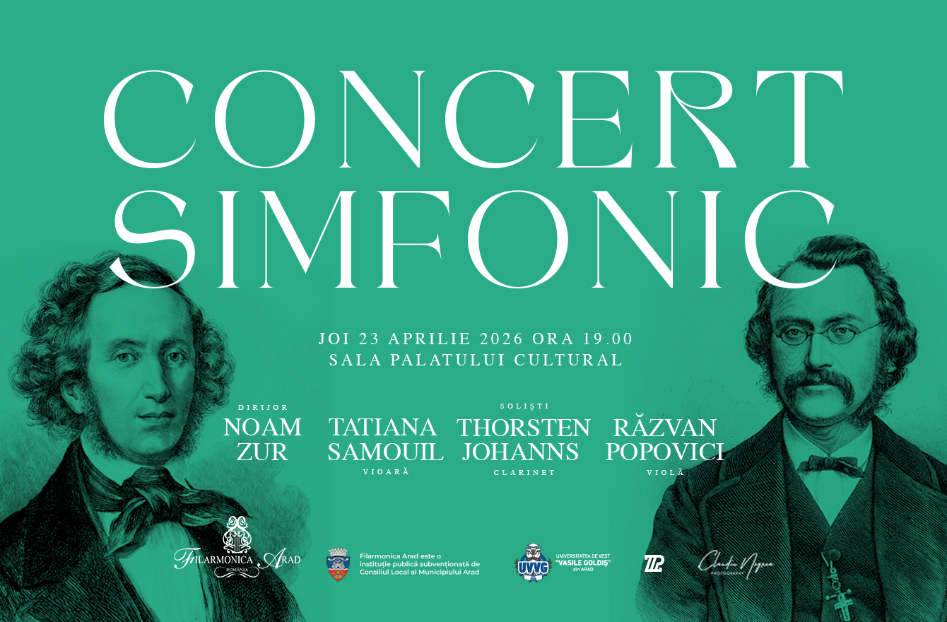 Filarmonica Arad propune un program divers în luna aprilie, de la medalion coral Franz Liszt la muzică de film (4)