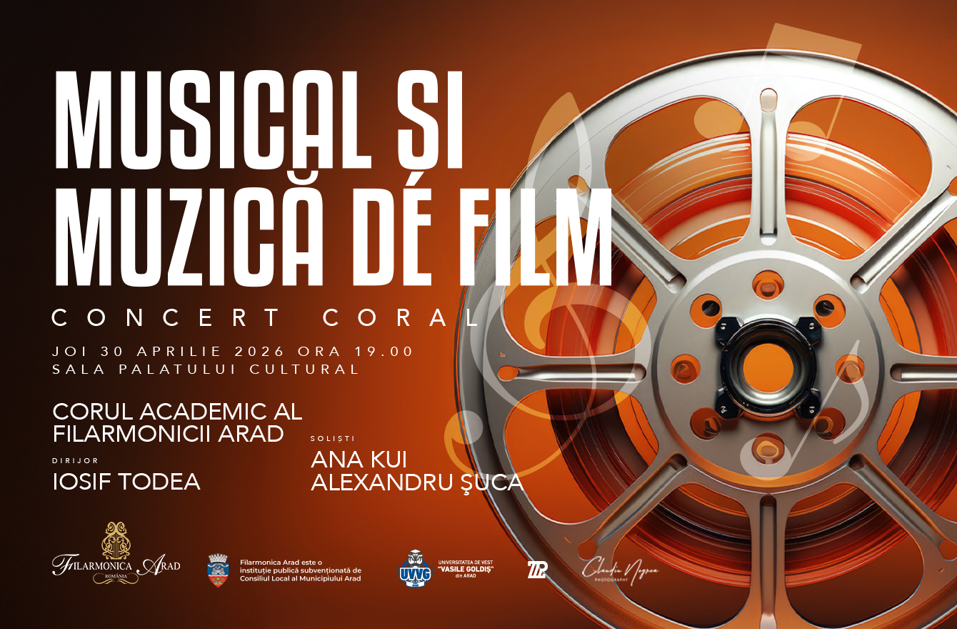 Filarmonica Arad propune un program divers în luna aprilie, de la medalion coral Franz Liszt la muzică de film (5)