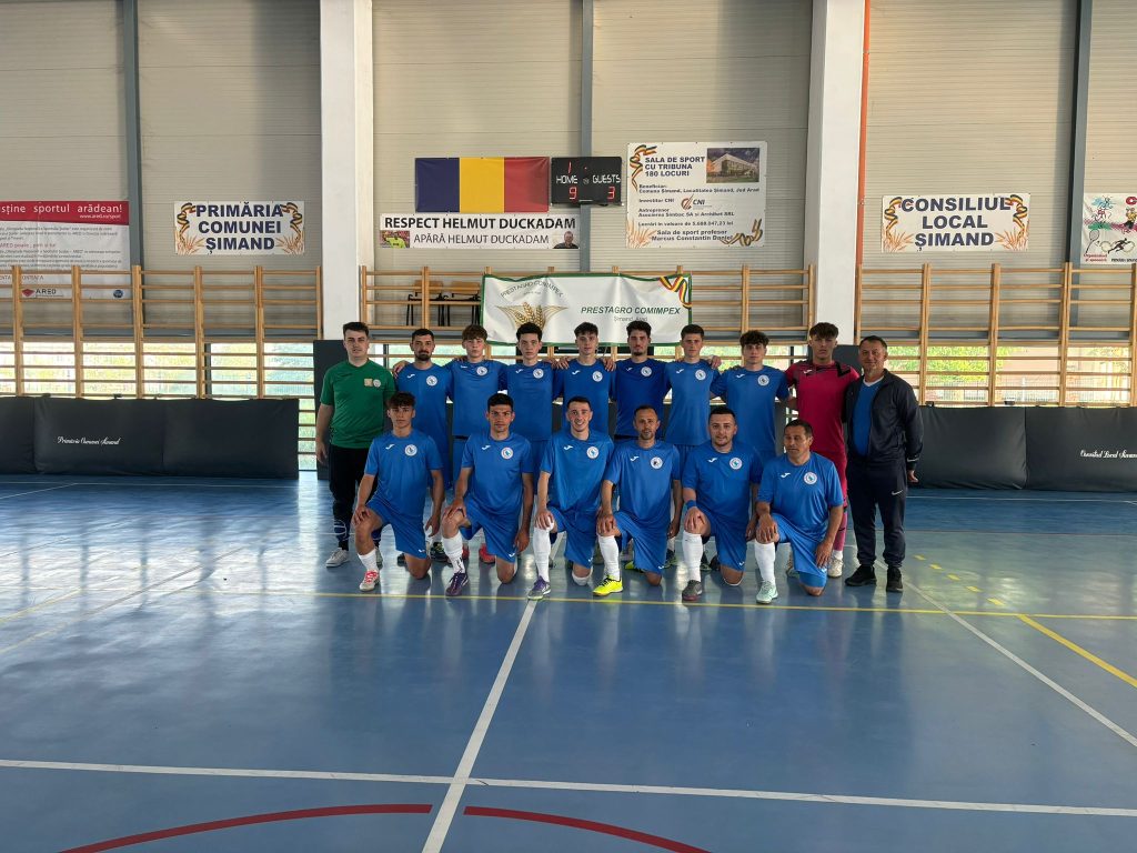 Poza pentru articolul ACS Șoimii Șimand, victorie clară și calificare în semifinale ligii secunde de futsal
