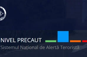 SRI albastru-precaut risc atac terorist