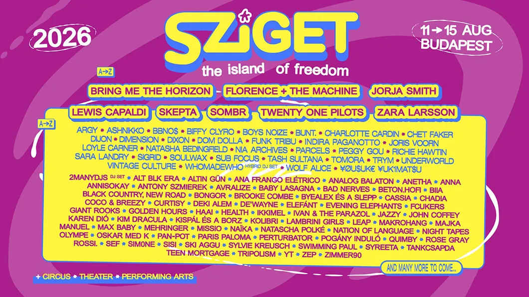 Sziget 2026