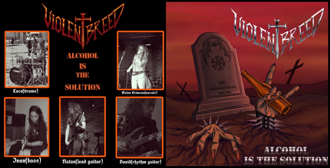 Poza pentru articolul Trupa arădeană „Violent Breed” lansează primul album, în stilul metal al anilor ’80