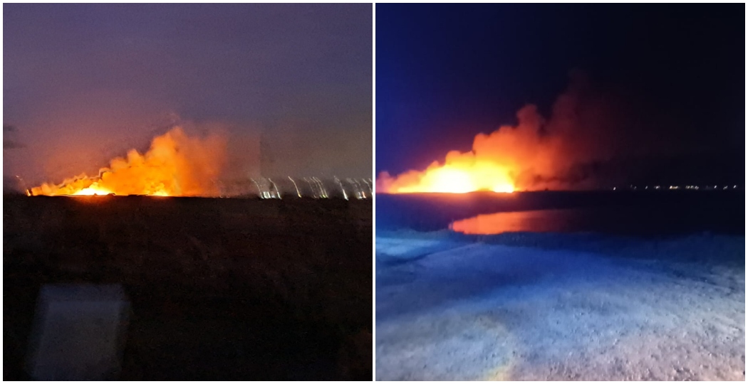 Poza pentru articolul 🔥 Incendiu de vegetație, în apropierea parcului fotovoltaic de la Socodor