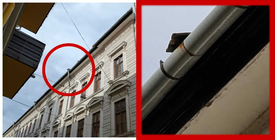 „O țiglă pe acoperiș – sesizarea către Primărie ignorată timp de două zile”