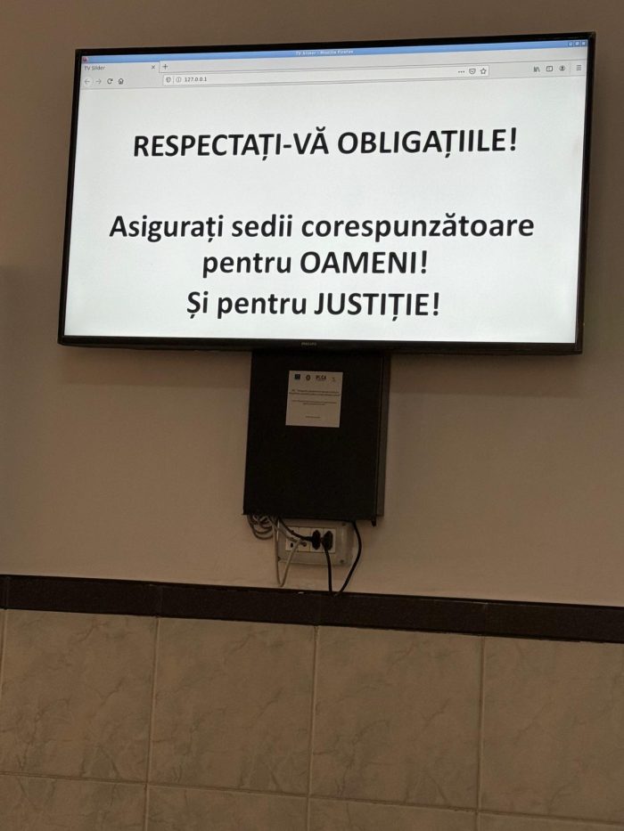 Poza pentru articolul La Tribunalul Arad nu mai mergi doar pentru ședințele de judecată. Primești și programul complet de revendicări sindicale