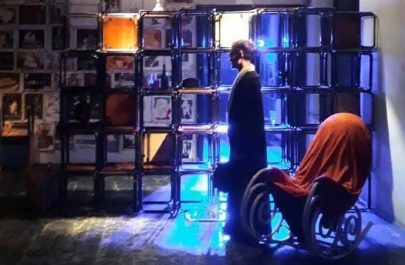 Andrei Patcău în rolul Cehov - adaptare după „Mașinăria Cehov” de Matei Vișniec, regia Mirela Puia