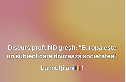 George Simion postare Facebook