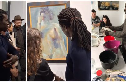 Laye Thioune la expoziții și workshop-uri din Arad