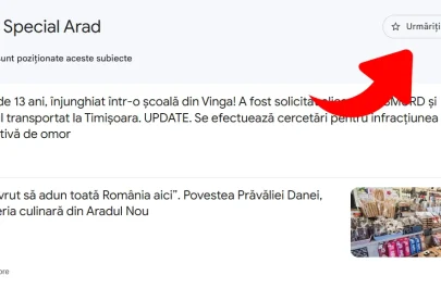 Special Arad pe Google News
