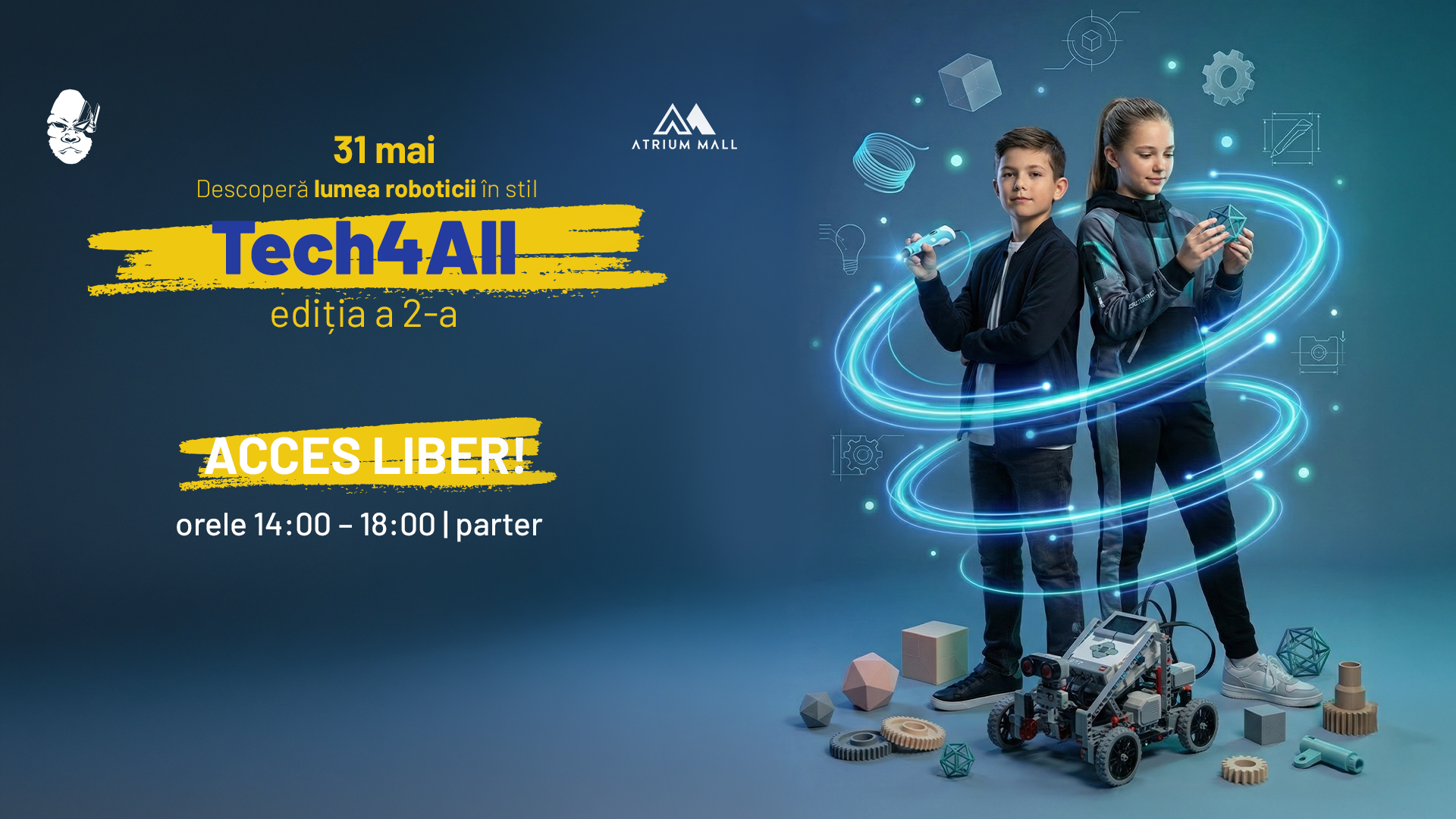 Weekend dedicat copiilor, tehnologiei și talentului la Atrium Mall