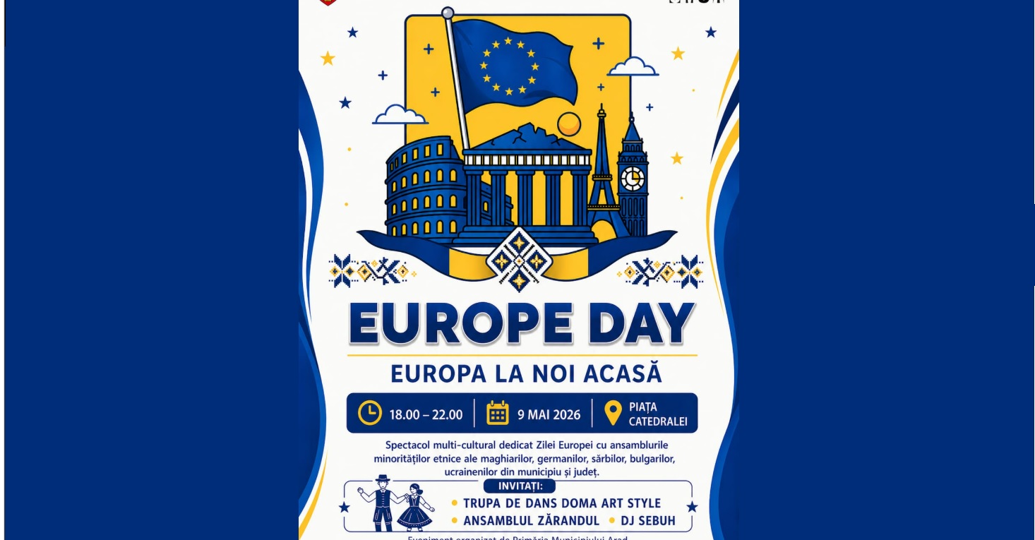 Poza pentru articolul De Ziua Europei, Aradul dansează! Spectacole ale ansamblurilor folclorice reprezentative, în Piața Catedralei