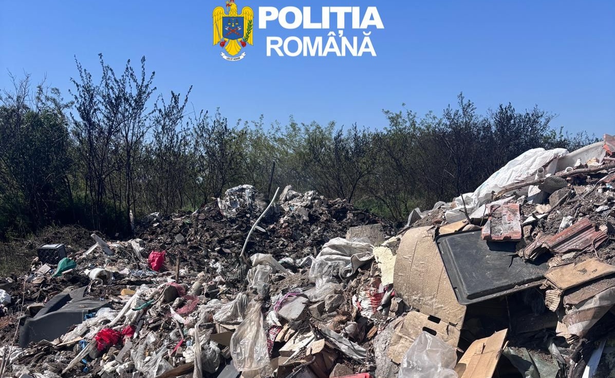 Poza pentru articolul Amendă de 30.000 lei și autoutilitara confiscată, pentru că a aruncat 4 tone de deșeuri la ieșirea din Arad