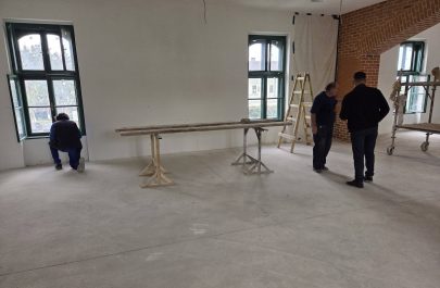 interior cetatea ineului lucrări
