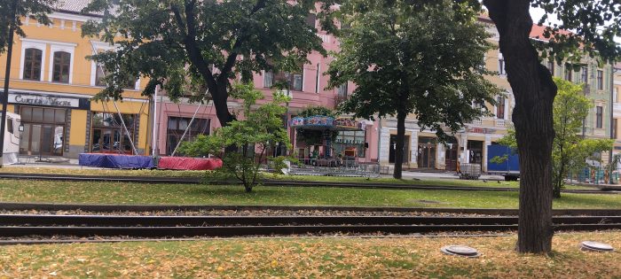 bulevardul Revoluției închis Arad
