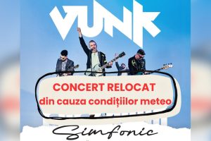 Concertul Vunk Simfonic din această seară se mută în sala Filarmonicii Arad