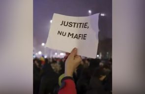 justitie nu mafie - protest