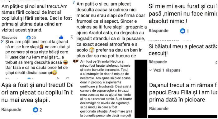 strandul Neptun slapi colaj