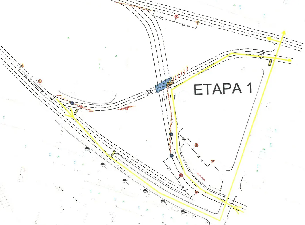 Etapa 1 Închiderea temporară a circulației rutiere în Piața Caius Iacob