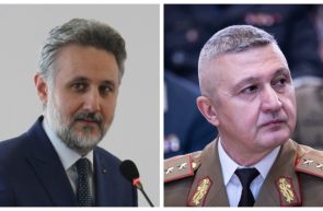 Marius Lazurca și generalul Gheorghiță Vlad