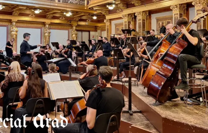 Orchestra Filarmonicii Arad se întoarce în prestigioasa Sală de Aur a Musikverein din Viena cu două noi concerte