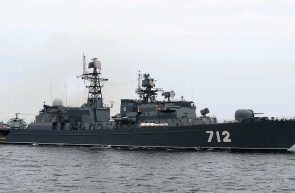 RFS Neustrashimy - navă de război rusă a efectuat un exercițiu cu muniție reală la doar 45 mile de Marea Britanie